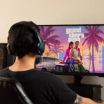 GTA 6 open-world city scene, illustrating the game’s development status, insider reports, and possible release delay in May 2026.